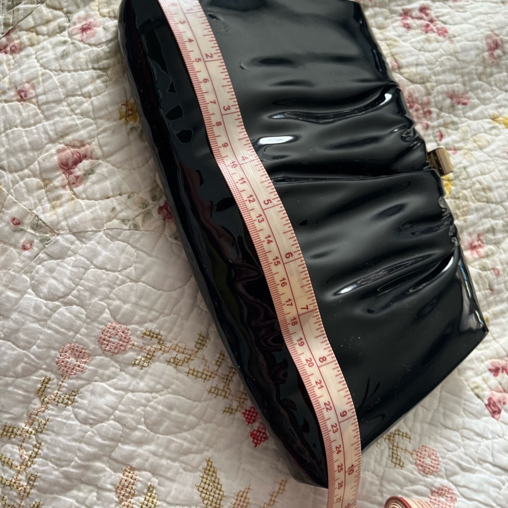Vintage Ande Black Patent Leather Bag/Clutch “60’s” - Picture 9 of 12